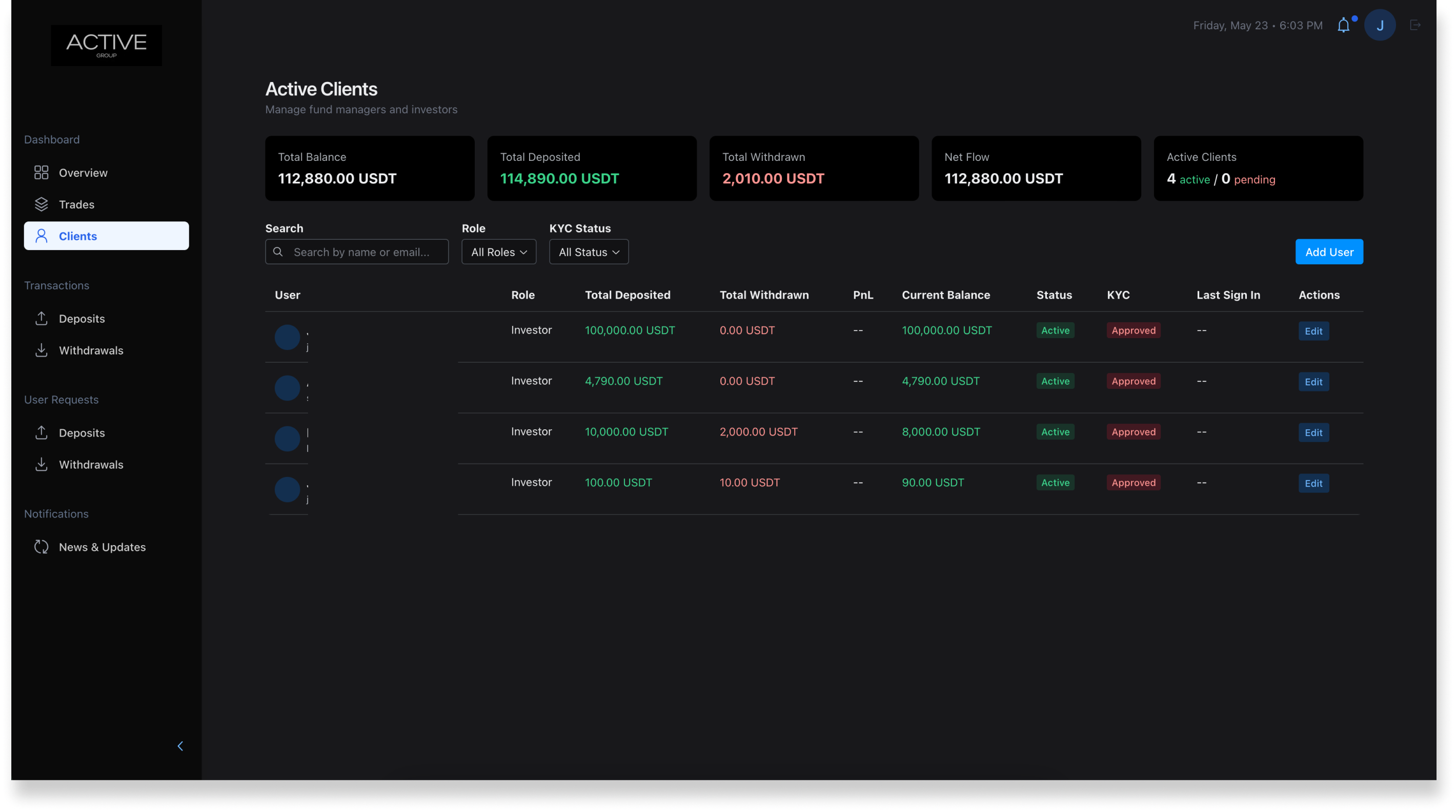 Active - Crypto Wealth Management Platform - Gallery image 3