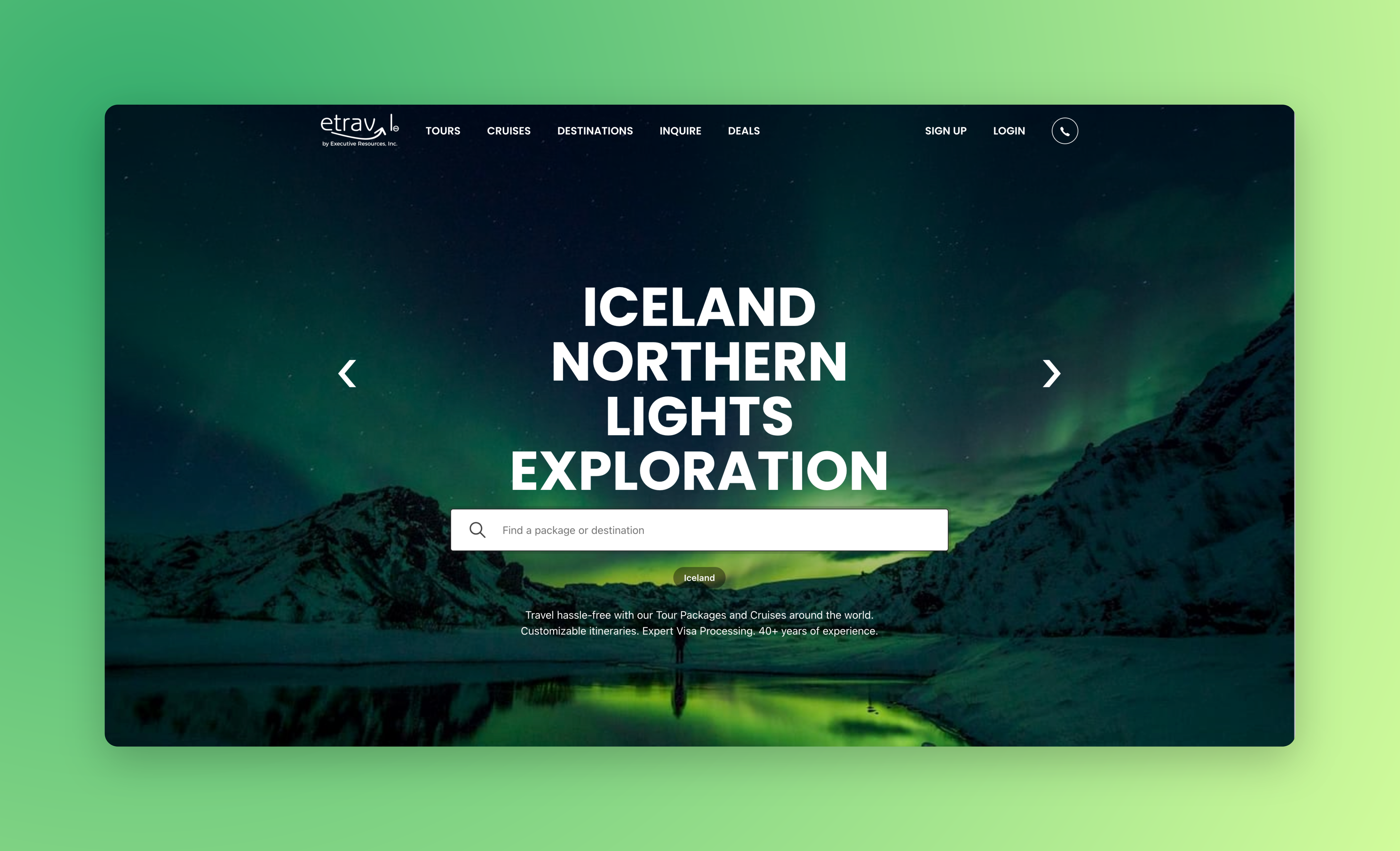 eTravel - Online Travel Agency Platform